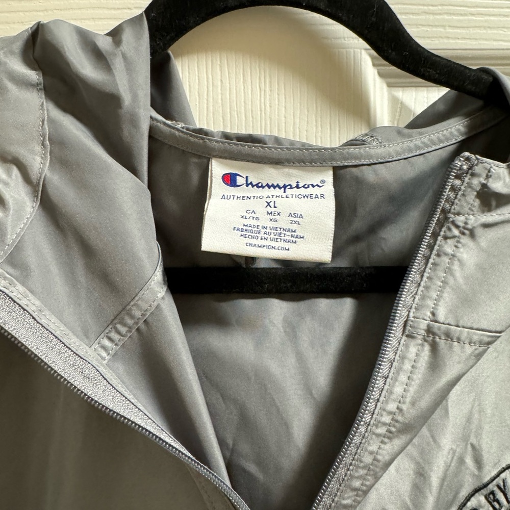 Champion Gray Pullover Jacket - image 5